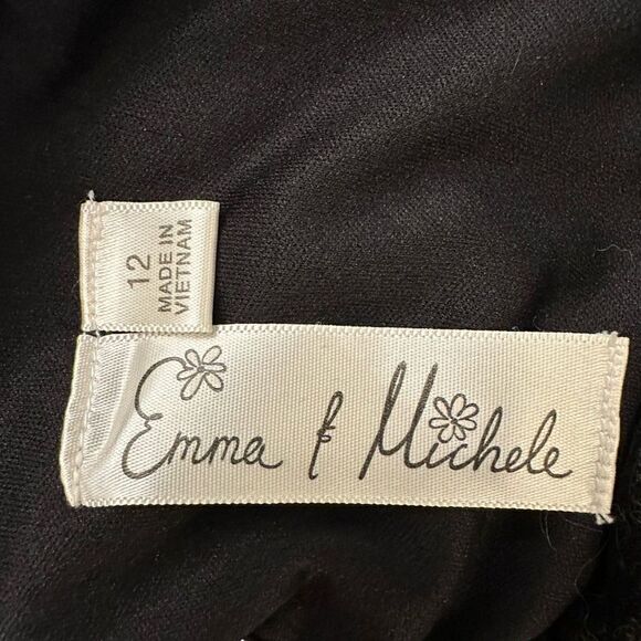 Emma And Michelle Paisley Ruffled Multicolor Sheath Knee Length Dress 12 - Picture 3 of 4